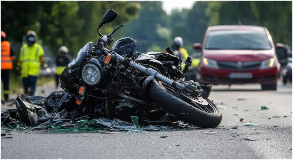 Motorcycle accident victim in Columbia SC consulting with a lawyer about injury claim and compensation