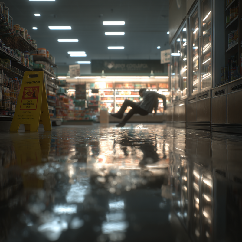 Slip and fall accident example under premises liability south carolina law in store