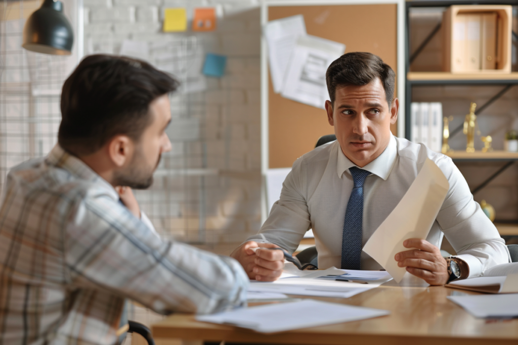 slip and fall attorney south carolina consulting injured client about premises liability claim
