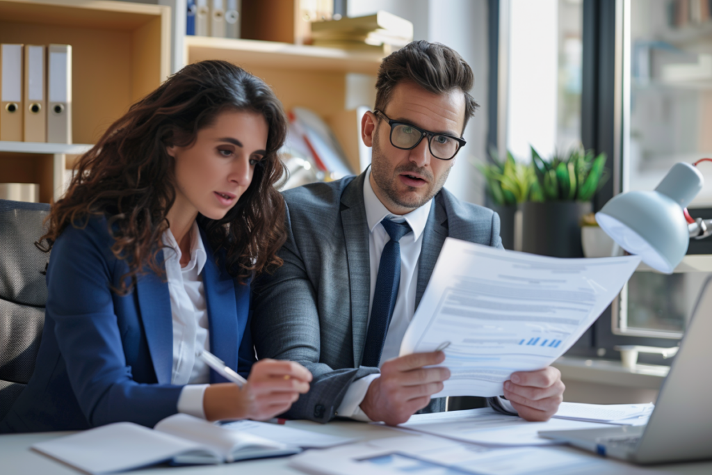 truck accident attorney south carolina reviewing commercial truck crash case with injured client